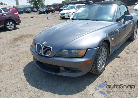 2001 BMW Z3 2.5I z USA, uszkodzony, nr VIN WBACN33481LM01095